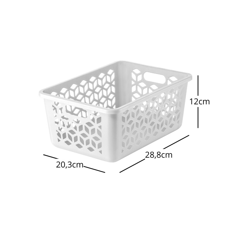 Cesto organizador M 5L BLANCO