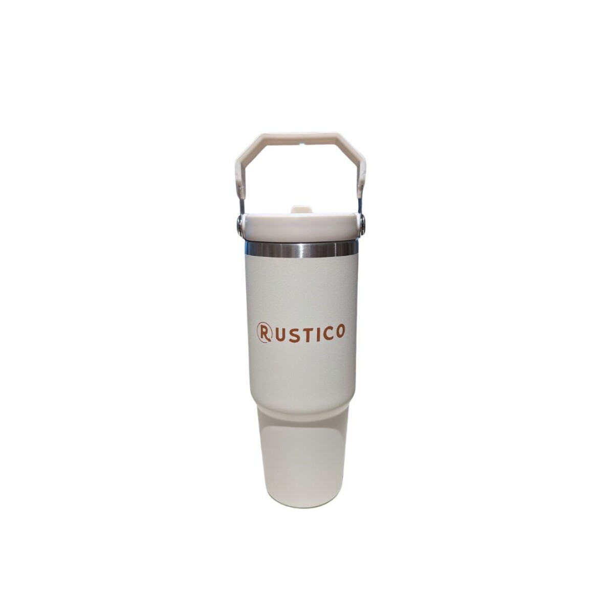 Vaso térmico - 900ml - Logo rústico - Blanco 