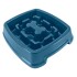 Plato Comedero Come Lento Perros Gatos Mascotas Plastico Color Variante Azul