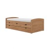 Cama Marinera 1 Plaza Con Cajones - Ulli Marron
