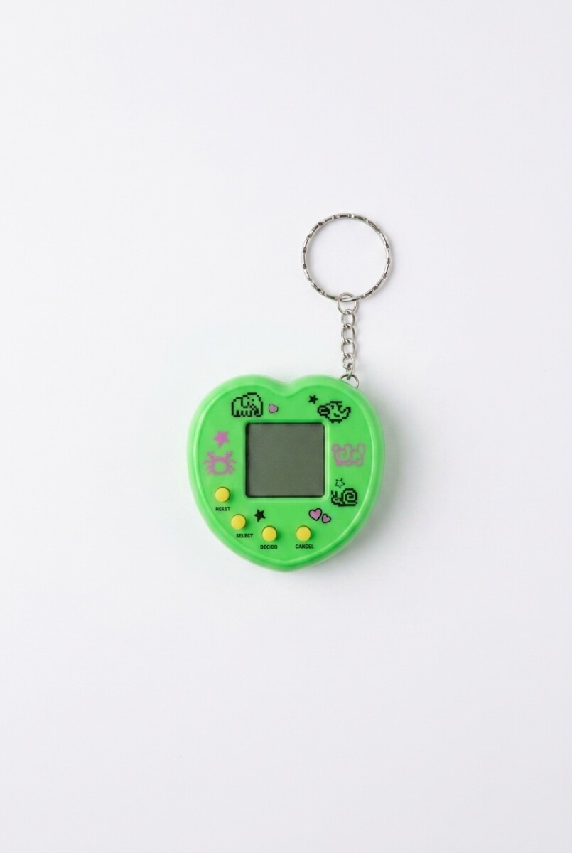 Llavero Tamagotchi - verde 