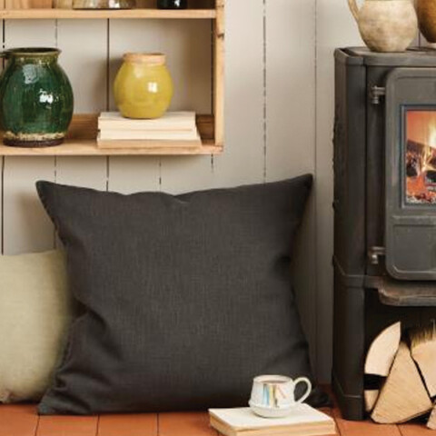 Almohadón Olimipa - 60 cm x 60 cm Gris Noche