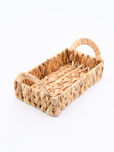 BANDEJA PRODUNDA TEJIDA BEIGE