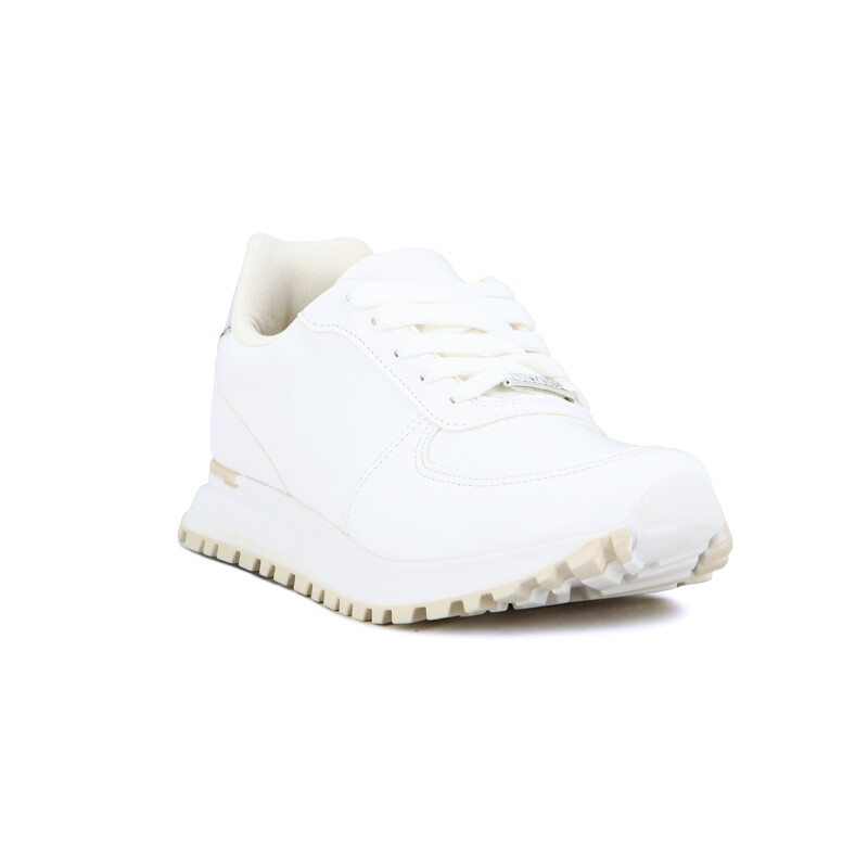 Vizzano Calzado Deportivo Dama Acordonado Blanco-plata
