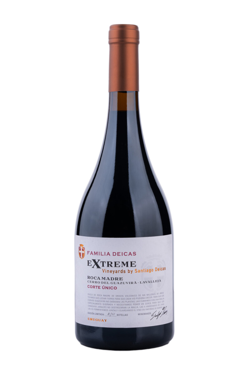 Vino Familia Deicas Extreme Roca Madre Tinto Corte Único Tinto 750 ml 