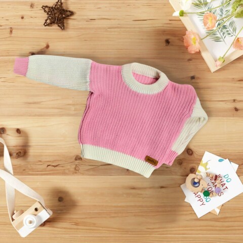 Sweater DELFOS Combinado Godhu Rosa