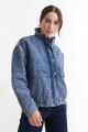 Campera con padding AZUL