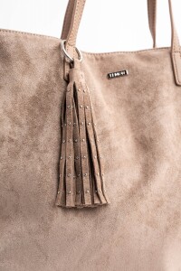 Travel Bag Gamuza Vegana Mocha