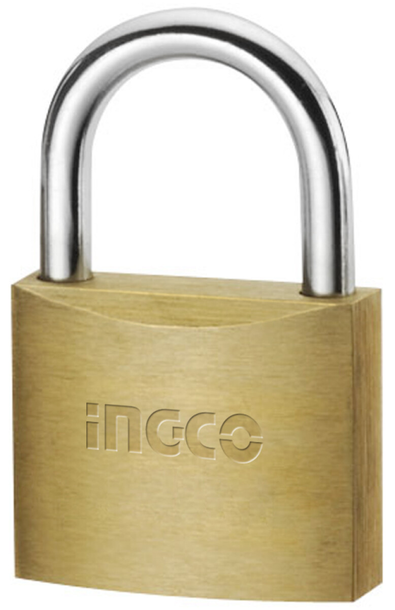 CANDADO BRONCE 60MM INGCO 3 LLAVES DBPL0602 