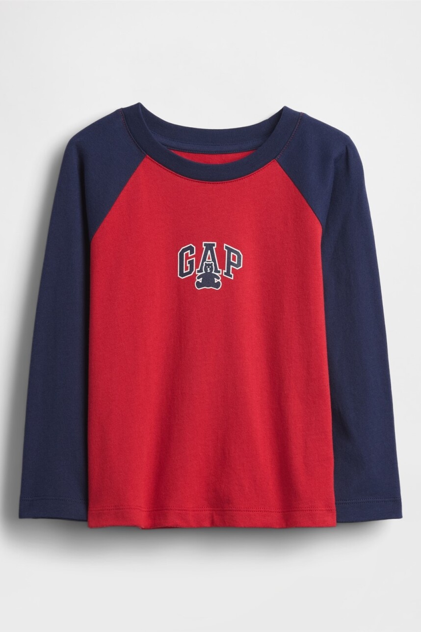 Remera Logo Gap Toddler Niño Modern Red