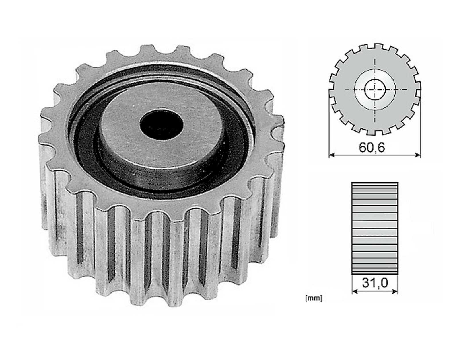 Tensor Guía Correa Distribución 