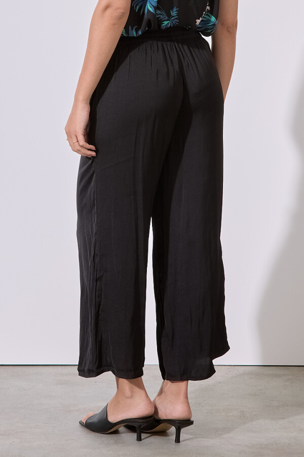 Pantalon Saten NEGRO