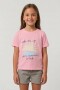 Remera m/c estampada Wake Me Up ROSA