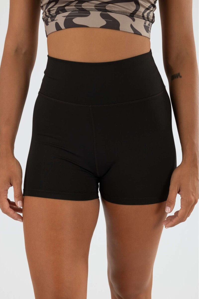 Biker short peach - Negro 