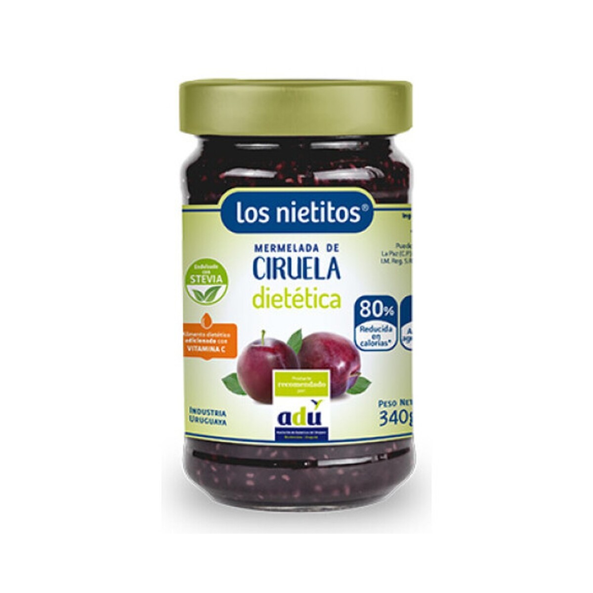 M.LOS NIETITOS CIRUELA DIET 340G 
