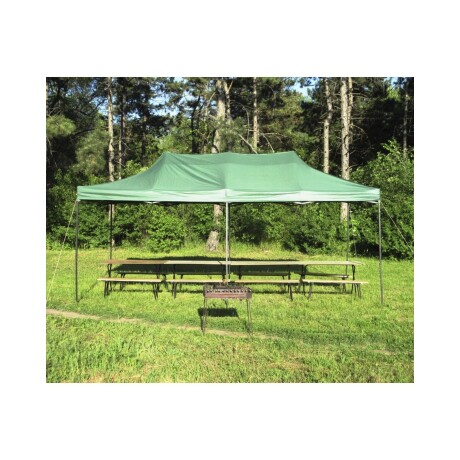 Gazebo autoarmable verde reforzado 6x3 mts Arye Gazebo autoarmable verde reforzado 6x3 mts Arye