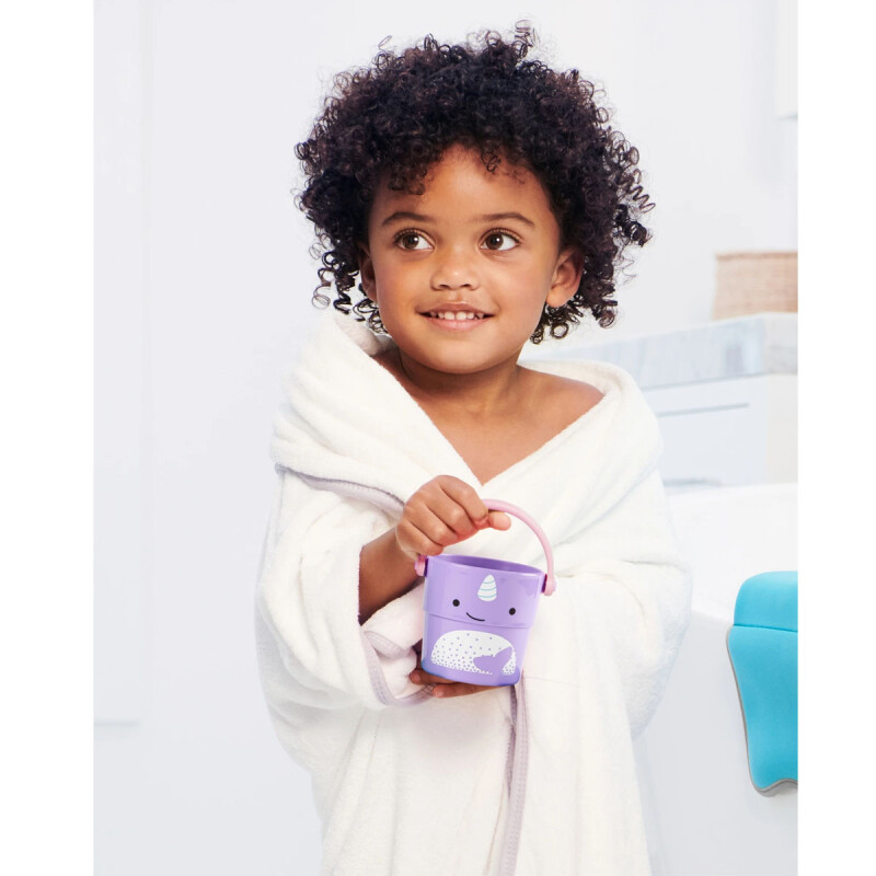 Juego de baño cinco baldes rociadores diseño zoo Skip Hop Juego de baño cinco baldes rociadores diseño zoo Skip Hop