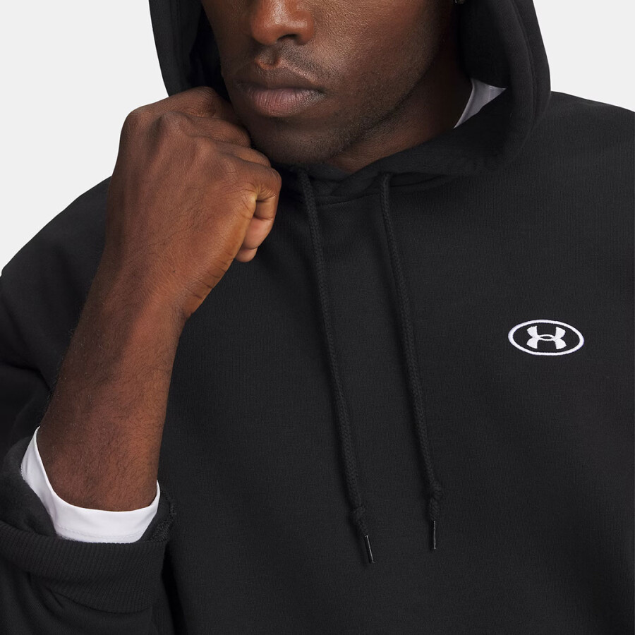 Canguro de Hombre Under Armour Ua Rival Flc Hoodie Negro