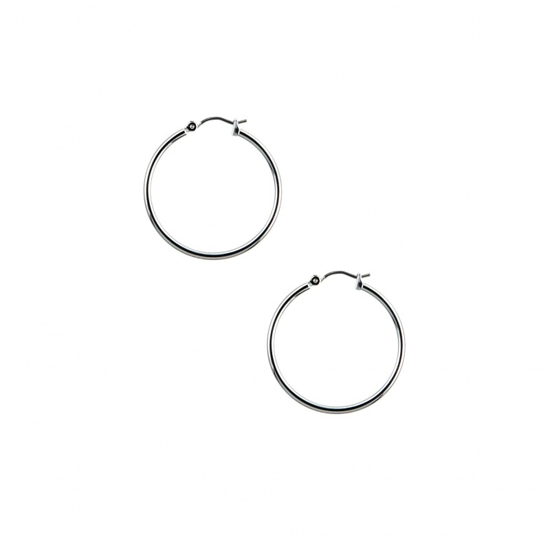 Aro Pe 39Mm Hoop Silver