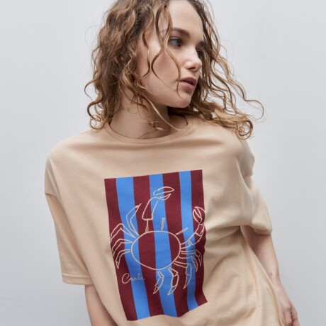 REMERA CRABY Beige