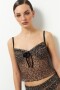 TOP FUJIAN Animal Print