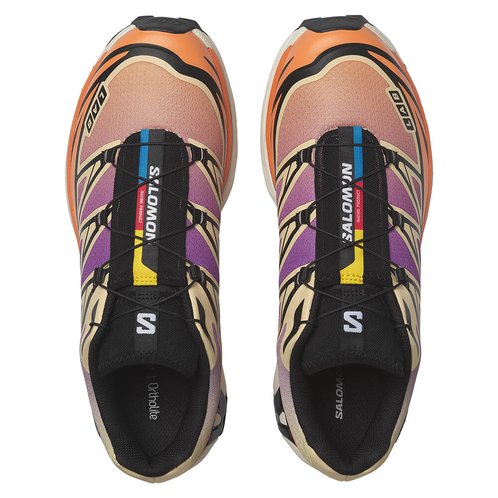 Zapatillas Salomon Xt-6 Unisex Black/Almond Cream/Dragon Fire