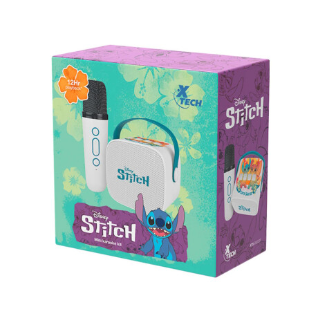 Parlante con Microfono Karaoke Mini XTS-D622ST Stitch Disney Parlante con Microfono Karaoke Mini XTS-D622ST Stitch Disney