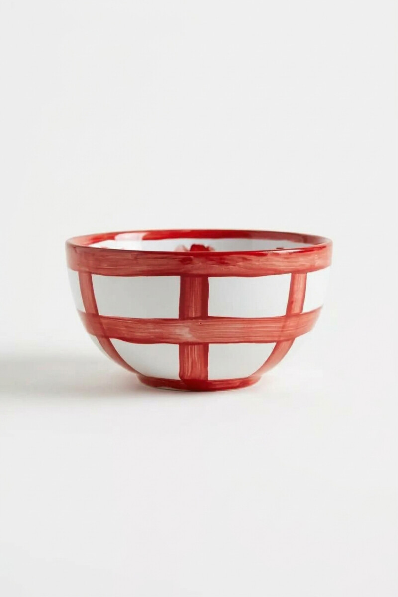 Bowl vichy silvestre rojo
