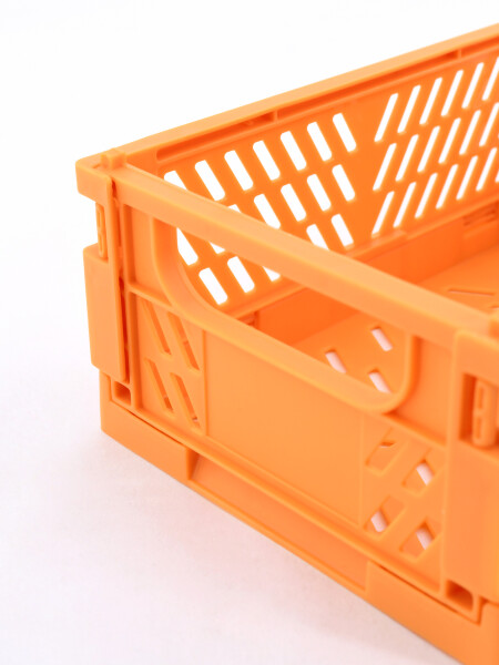 CAJA PLÁSTICA PLEGABLE OCRE