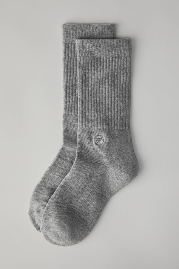 Medias The Everyday Crew Sock Unisex Classic Grey Heather