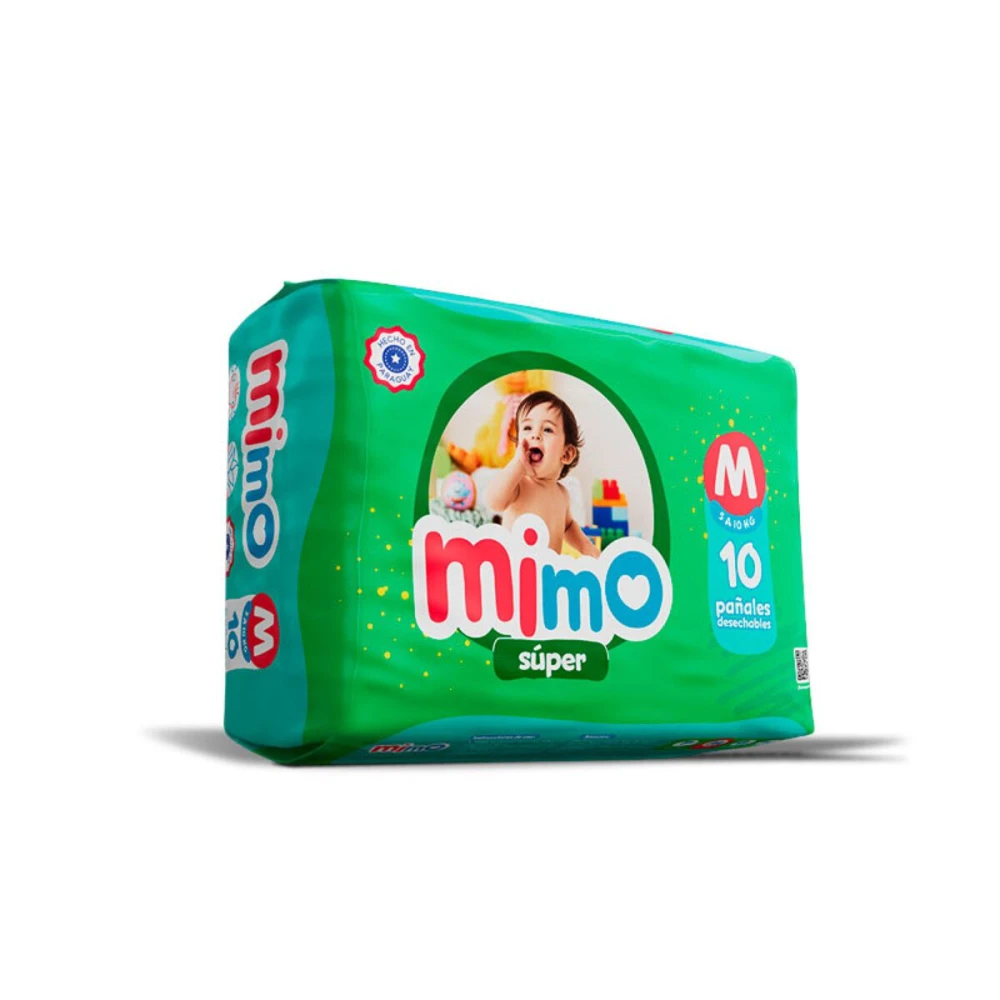 MIMO PAÑAL SUPER MINI MED PAQ X 10 UNID