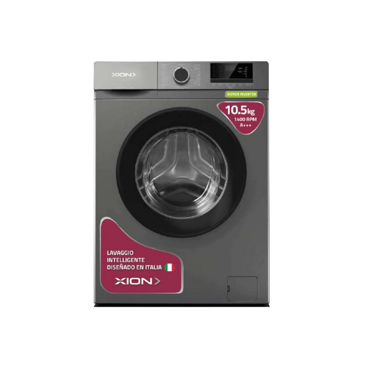 LAVARROPAS XION 10 KG INVERTER SILVER 