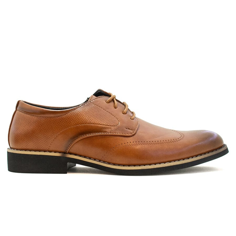Zapatos Starsax Acordonado de Hombre - FD07M Marron Claro