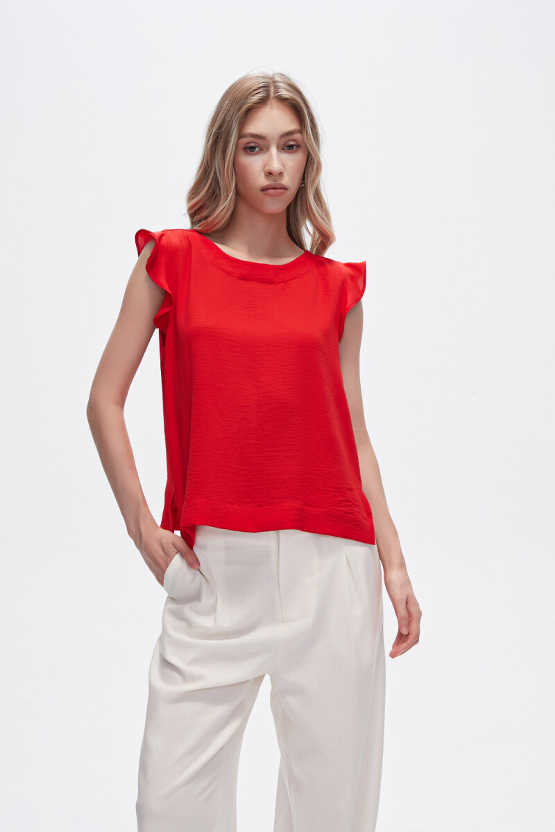 Blusa Mapa - Rojo 