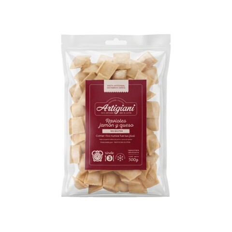 Ravioles de Jamón y Queso Sin Gluten 500g Artigiani Ravioles J&q 500g Artigiani