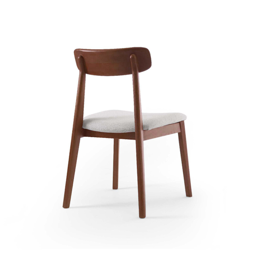 SILLA DE COMEDOR MADERA MARRON DANN