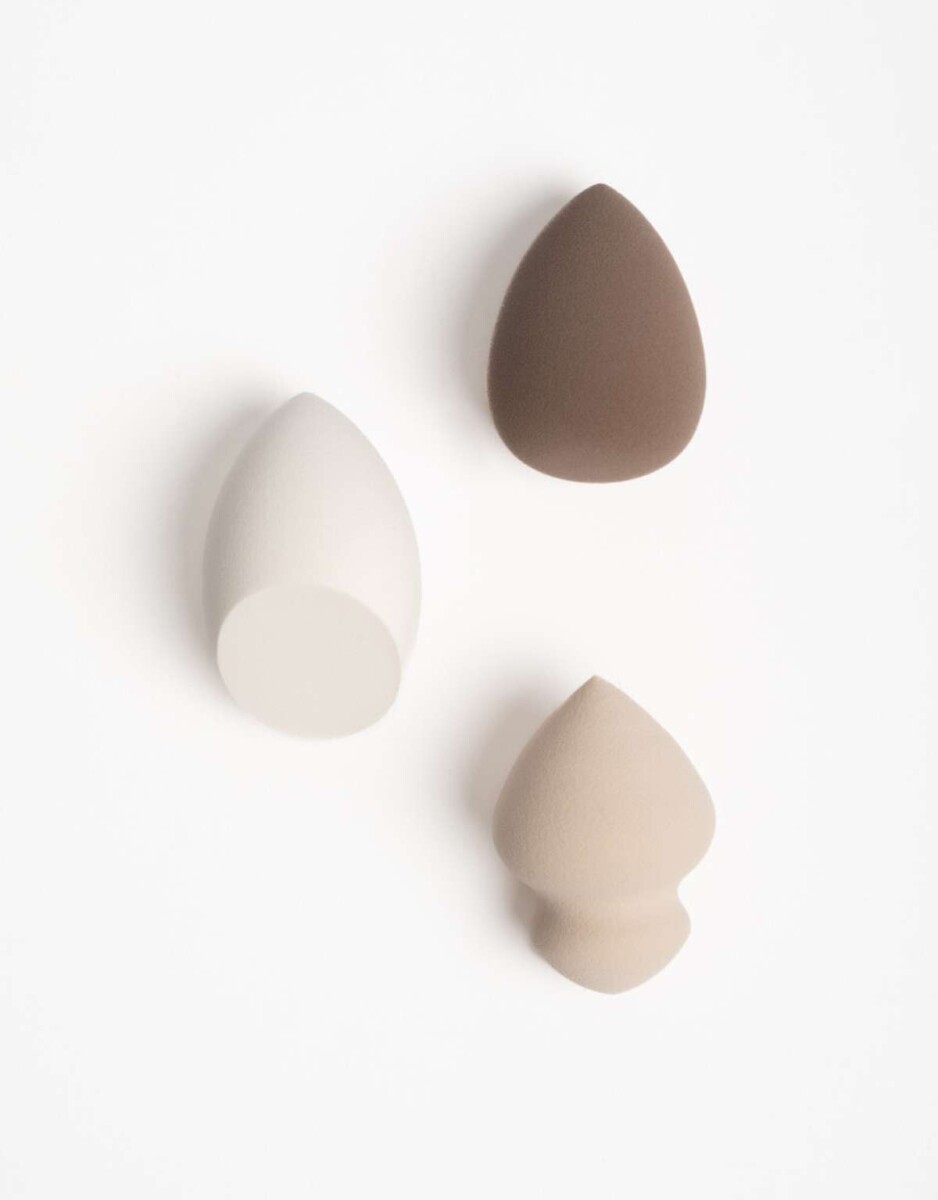 Set De Esponjas De Maquillaje - Combinacion Multicolor 