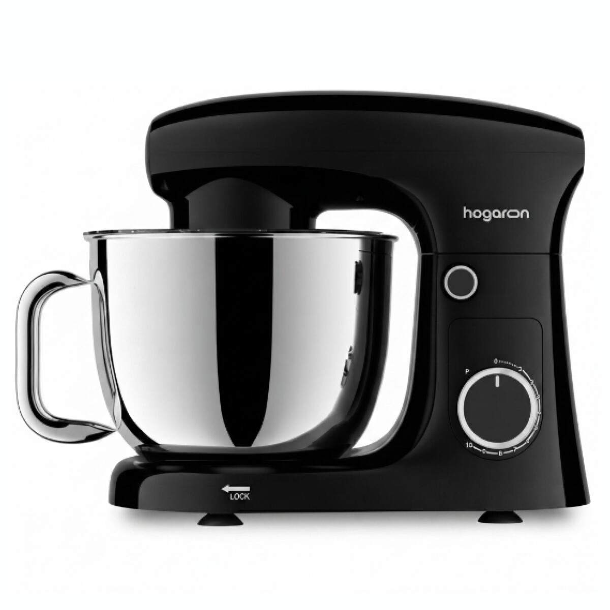 Batidora Planetaria HOGARON HGPM6 1500W Capacidad 6L 10 Velocidades + Pulse Con Movimiento Planetario y Accesorios 