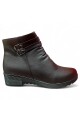 BOTA MUJER DOS HEBILLAS LD Marron