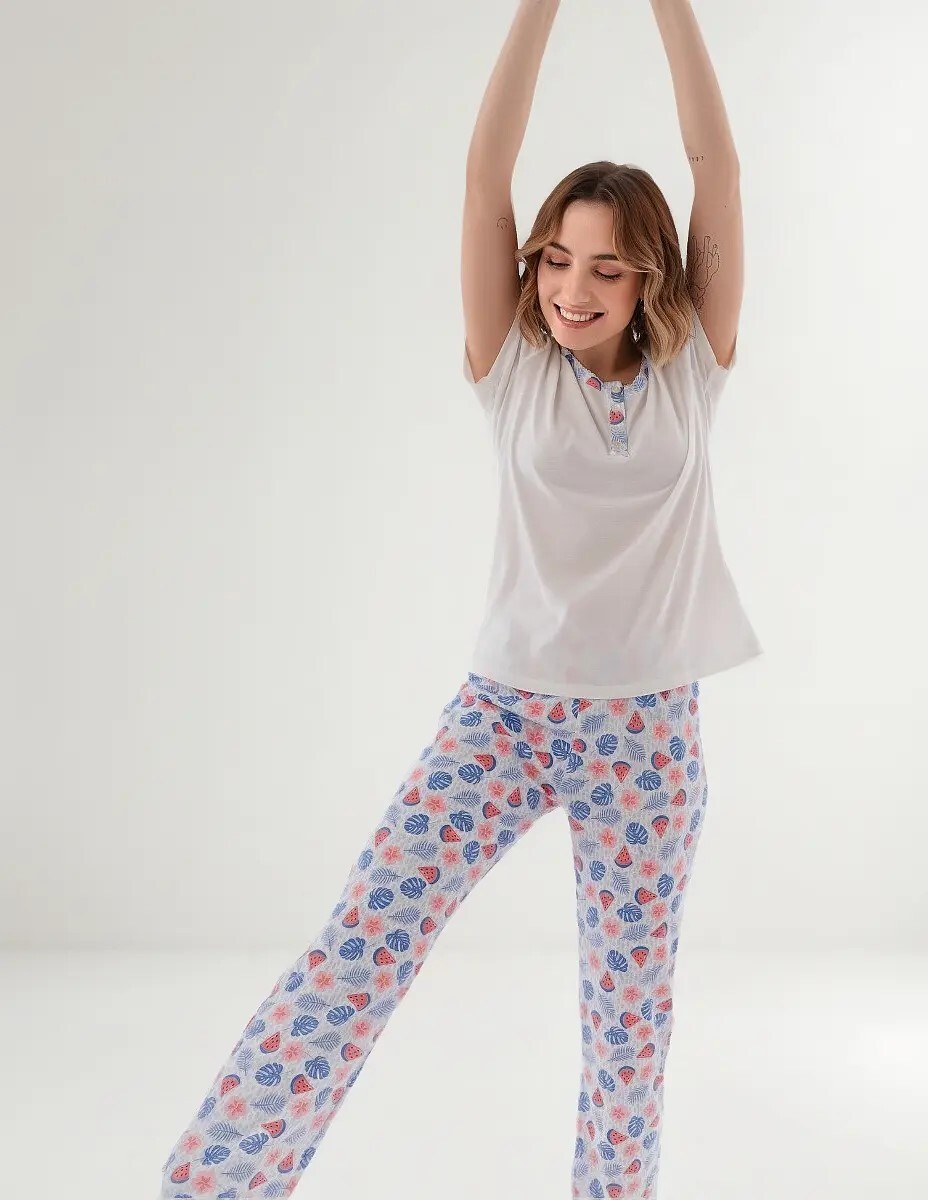 Pijama Manga Corta Pantalón 41641 