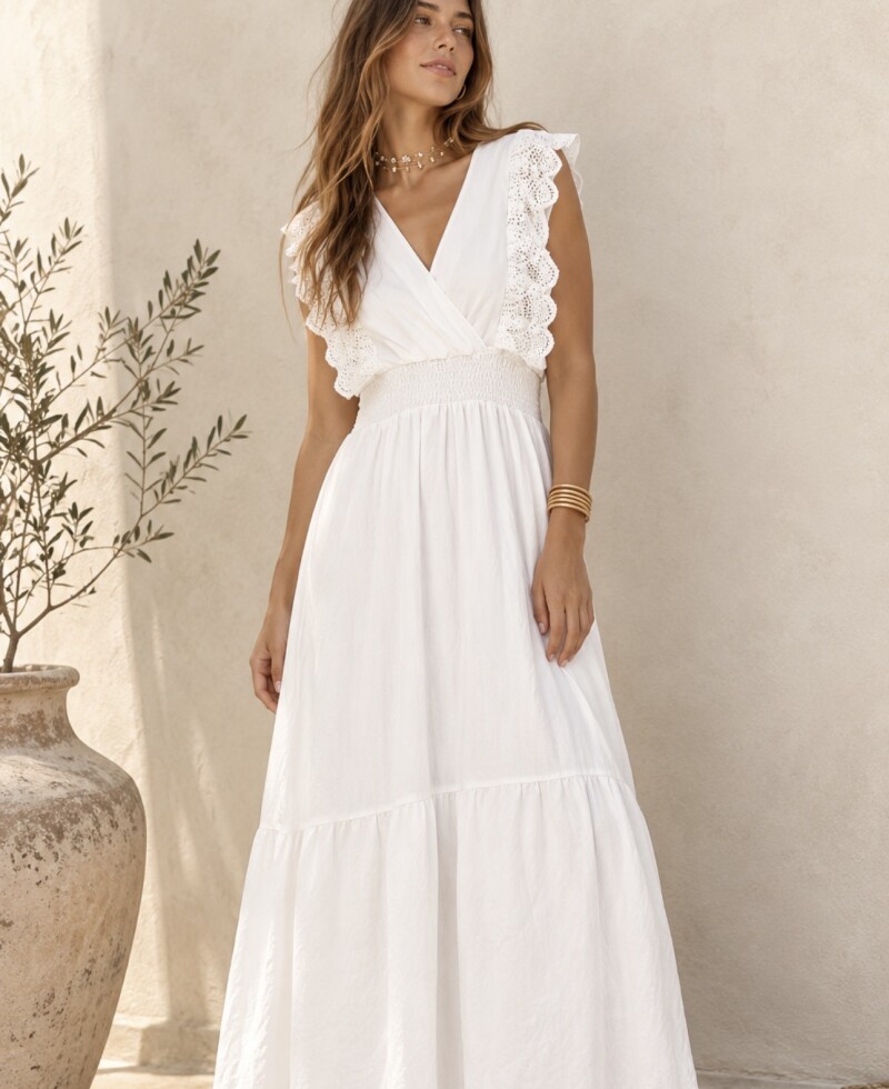 Vestido Amanda blanco