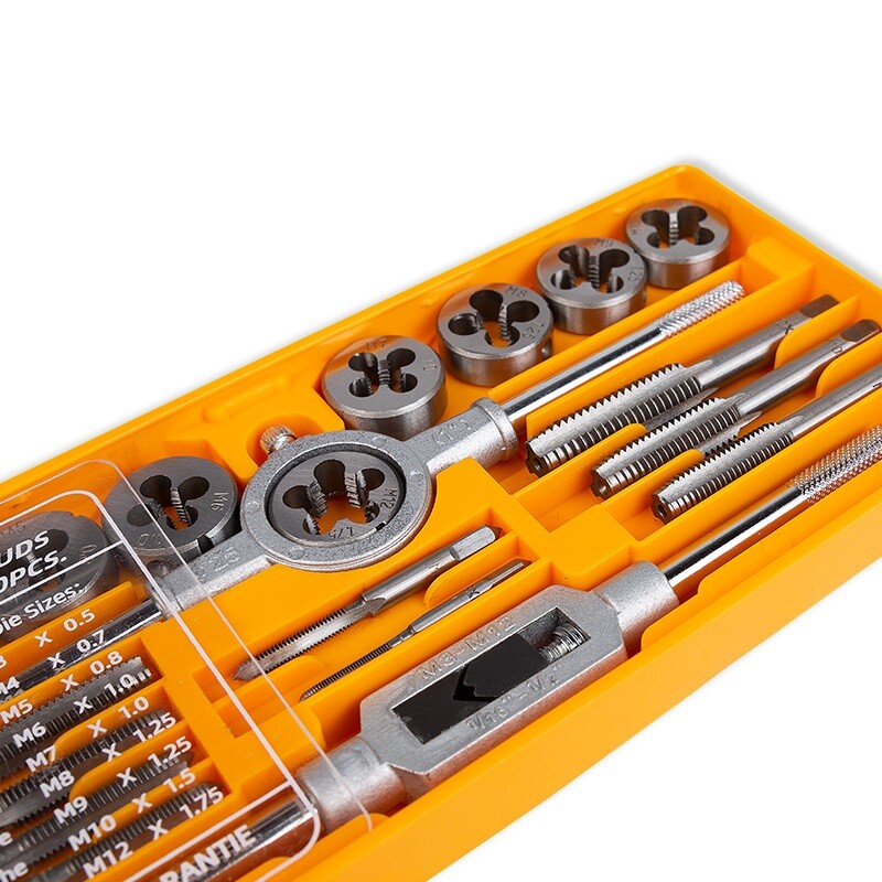 DINGQI JUEGO METRICO DE MACHOS & TERRAJAS ALEACION DE ACERO Dingqi Juego Metrico De Machos & Terrajas Aleacion De Acero