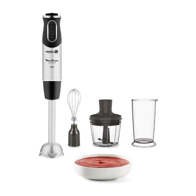 Mixer 1000W Moulinex Quickchef Inox 3 En 1 Mixer 1000W Moulinex Quickchef Inox 3 En 1