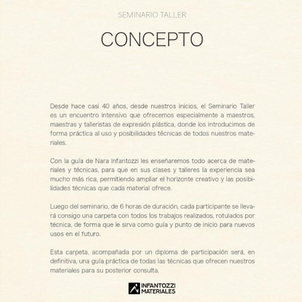 Seminario Taller - Intensivo Única
