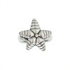Anillo Estrella de Mar-Plata 925 Inflada-Sin Piedra-AN3043 sinpiedra