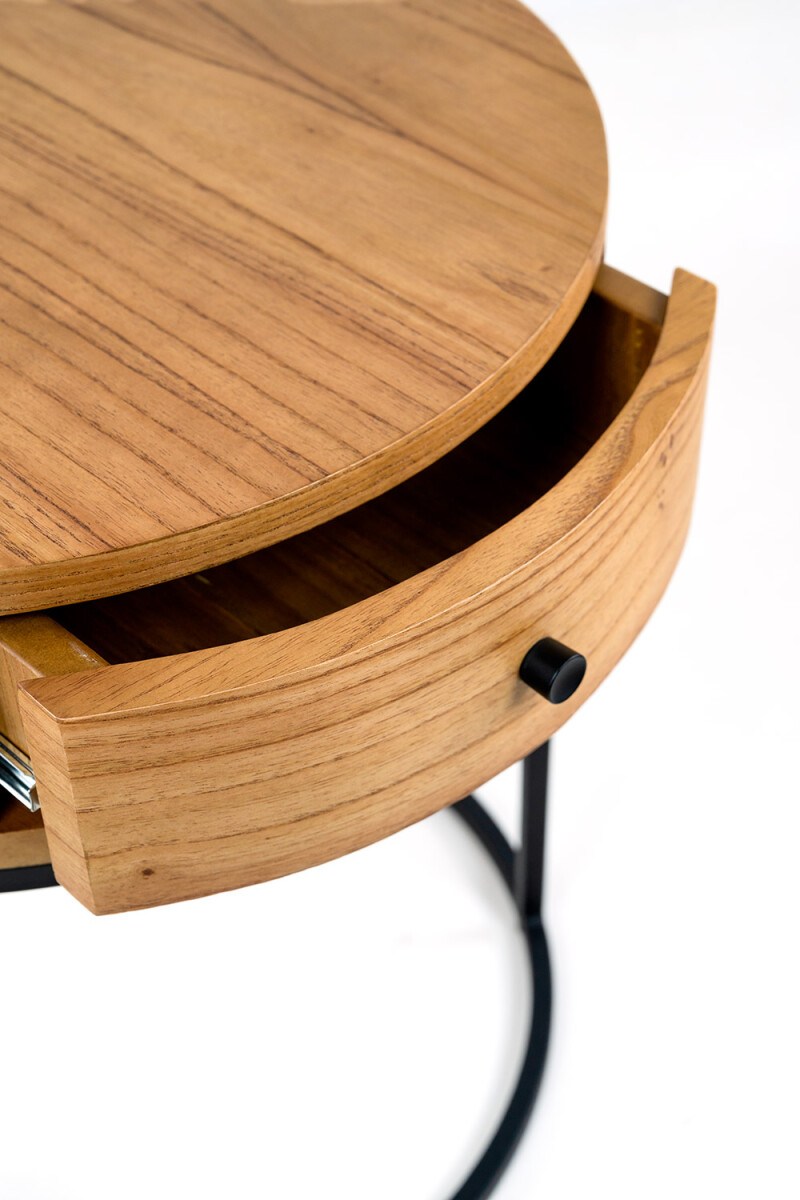 PETRA ML MESA DE LUZ PETRA CINAMOMO 51X51X54H