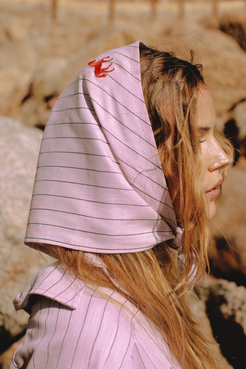 The Ranch Bandana - Rosa / Negro 