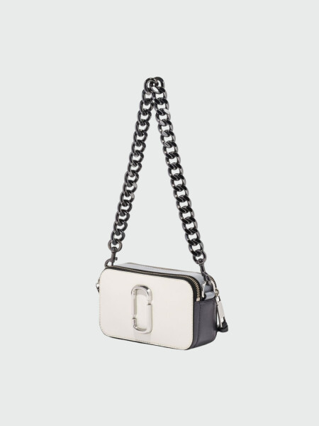 MARC JACOBS - THE CHAINLINK SHOULDER STRAP Carbón
