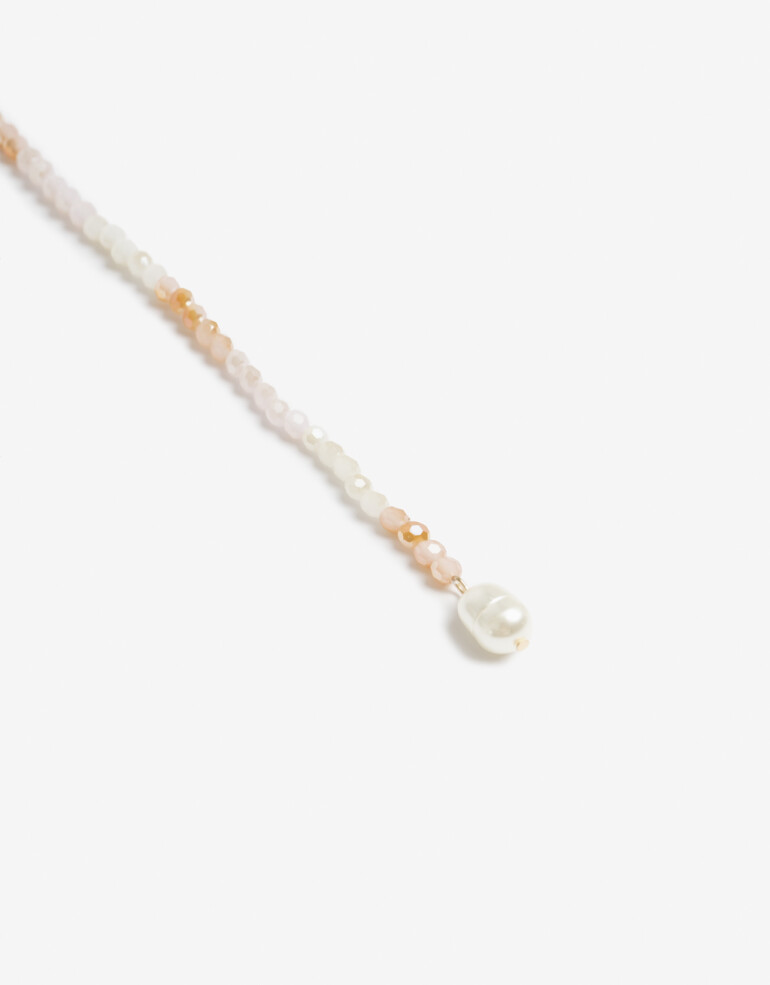 Collares Largos Canutillos Collar Largo Beads Color - Dorado