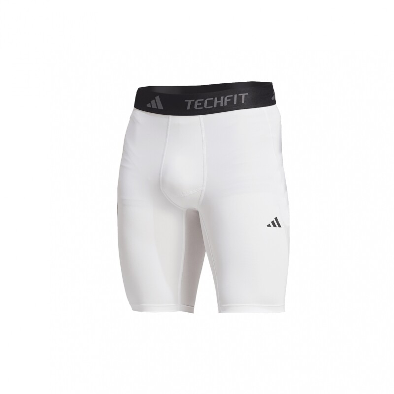 TECHFIT COMPRESSION TRAINING SHORT WHITE